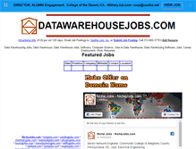 Tablet Screenshot of datawarehousejobs.com